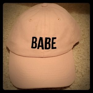Pink "Babe" Hat